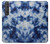 S3439 Fabric Indigo Tie Dye Case For Sony Xperia 1 III