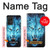 S0752 Blue Fire Grim Wolf Case For Samsung Galaxy A52, Galaxy A52 5G