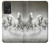S0933 White Horses Case For Samsung Galaxy A52, Galaxy A52 5G