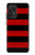 S2638 Black and Red Striped Case For Samsung Galaxy A52, Galaxy A52 5G