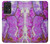 S2907 Purple Turquoise Stone Case For Samsung Galaxy A52, Galaxy A52 5G