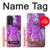 S2907 Purple Turquoise Stone Case For Samsung Galaxy A52, Galaxy A52 5G