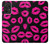 S2933 Pink Lips Kisses on Black Case For Samsung Galaxy A52, Galaxy A52 5G