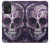 S3582 Purple Sugar Skull Case For Samsung Galaxy A52, Galaxy A52 5G