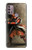 S0796 Japan Red Samurai Case For Motorola Moto G30, G20, G10