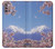 S1060 Mount Fuji Sakura Cherry Blossom Case For Motorola Moto G30, G20, G10