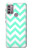 S1723 Mint Chevron Zigzag Case For Motorola Moto G30, G20, G10