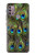S1965 Peacock Feather Case For Motorola Moto G30, G20, G10