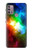 S2312 Colorful Rainbow Space Galaxy Case For Motorola Moto G30, G20, G10