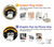 S2324 Funny Monkey with Headphone Pop Music Case For Motorola Moto G30, G20, G10