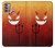 S2454 Red Cute Little Devil Cartoon Case For Motorola Moto G30, G20, G10