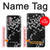 S2544 Japanese Kimono Style Black Flower Pattern Case For Motorola Moto G30, G20, G10