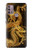 S2804 Chinese Gold Dragon Printed Case For Motorola Moto G30, G20, G10