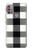 S2842 Black and White Buffalo Check Pattern Case For Motorola Moto G30, G20, G10