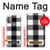 S2842 Black and White Buffalo Check Pattern Case For Motorola Moto G30, G20, G10