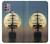S2897 Pirate Ship Moon Night Case For Motorola Moto G30, G20, G10