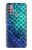 S3047 Green Mermaid Fish Scale Case For Motorola Moto G30, G20, G10