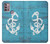 S3053 Marine Anchor Blue Case For Motorola Moto G30, G20, G10