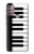S3078 Black and White Piano Keyboard Case For Motorola Moto G30, G20, G10