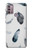S3085 Feather Paint Pattern Case For Motorola Moto G30, G20, G10