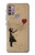 S3170 Girl Heart Out of Reach Case For Motorola Moto G30, G20, G10
