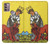 S3458 Strength Tarot Card Case For Motorola Moto G30, G20, G10