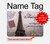 S2211 Paris Postcard Eiffel Tower Hard Case For MacBook Air 13″ - A1369, A1466