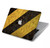 S2231 Yellow and Black Line Hazard Striped Hard Case For MacBook Air 13″ - A1369, A1466