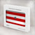S2364 Red and White Striped Hard Case For MacBook Air 13″ - A1932, A2179, A2337