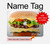 S0790 Hamburger Hard Case For MacBook Pro 13″ - A1706, A1708, A1989, A2159, A2289, A2251, A2338