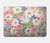 S3688 Floral Flower Art Pattern Hard Case For MacBook Pro 13″ - A1706, A1708, A1989, A2159, A2289, A2251, A2338