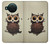 S0360 Coffee Owl Case For Nokia X10