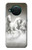 S0933 White Horses Case For Nokia X10