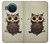 S0360 Coffee Owl Case For Nokia X20 S0360 Coffee Owl Case For Nokia X20