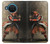 S0796 Japan Red Samurai Case For Nokia X20