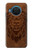 S2529 Leo Zodiac Tattoo Brown Graphic Print Case For Nokia X20