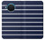 S2767 Navy White Striped Case For Nokia X20