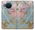 S3717 Rose Gold Blue Pastel Marble Graphic Printed Case For Nokia X20