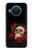 S3753 Dark Gothic Goth Skull Roses Case For Nokia X20