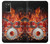S1431 Skull Drum Fire Rock Case For Samsung Galaxy A03S