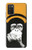 S2324 Funny Monkey with Headphone Pop Music Case For Samsung Galaxy A03S