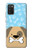 S2669 Cute Dog Paws Bones Cartoon Case For Samsung Galaxy A03S
