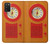 S2780 Vintage Orange Bakelite Radio Case For Samsung Galaxy A03S