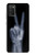 S3101 X-ray Peace Sign Fingers Case For Samsung Galaxy A03S