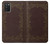 S3553 Vintage Book Cover Case For Samsung Galaxy A03S