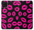 S2933 Pink Lips Kisses on Black Case For Samsung Galaxy A22 4G