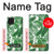 S3457 Paper Palm Monstera Case For Samsung Galaxy A22 4G