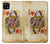 S2833 Poker Card Queen Hearts Case For Samsung Galaxy A22 5G
