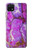 S2907 Purple Turquoise Stone Case For Samsung Galaxy A22 5G
