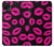 S2933 Pink Lips Kisses on Black Case For Samsung Galaxy A22 5G